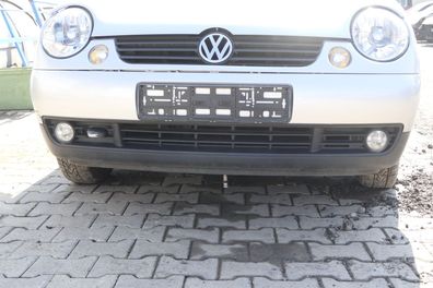 VW Lupo Stoßstange vorne Frontstoßstange Stoßfänger silber grau LA7W vorn