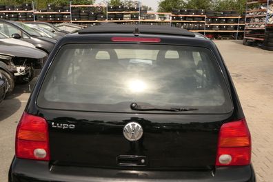 VW Lupo 6X Heckklappe Klappe Kofferraumklappe Scheibe schwarz L041 ohneAnbautei
