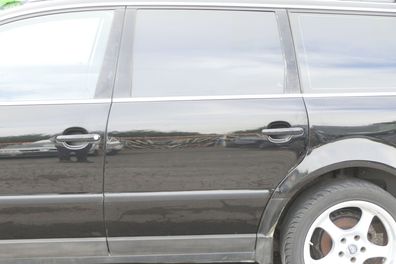 VW Passat 3B 3BG Kombi Variant Tür hinten links schwarz L041 blackma mit Scheibe