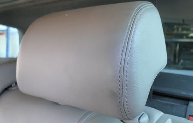 VW Passat 3C Kopfstütze Sitz hinten rechts o. links Leder latte macchiato braun