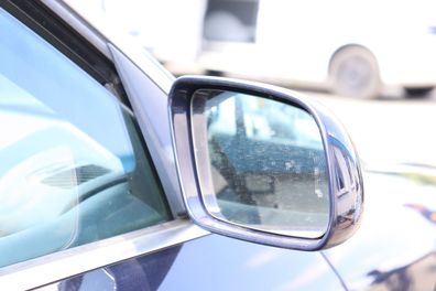 Audi A6 4B Spiegel Außenspiegel rechts elektrisch blau LY5K mit GLAS Facelift