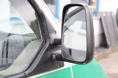 VW T4 elektrischer Spiegel Außenspiegel rechts mit Glas original schwarz matt