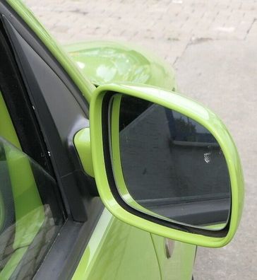 VW Lupo 6X Arosa manueller Spiegel Außenspiegel rechts grün LR6A
