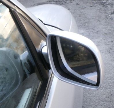 VW Lupo 6X Arosa manueller Spiegel Außenspiegel rechts silber LA7W grau