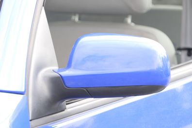 VW Lupo Arosa manueller Spiegel Außenspiegel links manuell blau LW5Z großer