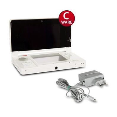 Nintendo 3DS Konsole in Schneeweiss mit Ladekabel #5C