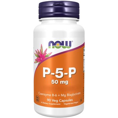 Now Foods, P-5-P, Coenzym B-6, Depot 50mg, 90 vegane Kapseln