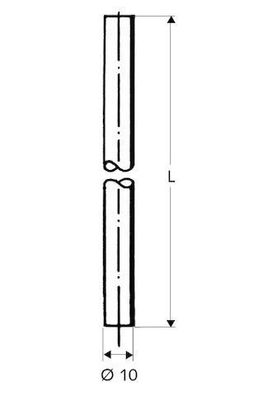 SCHELL Kupferrohr glatt, d:10, L:1000, chrom 487150699