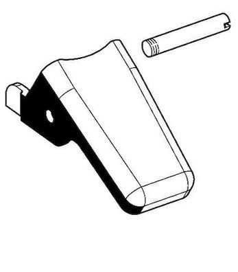 SCHELL Betätigungshebel für Schellomat DrSp., Modell 2011, chrom 296640699