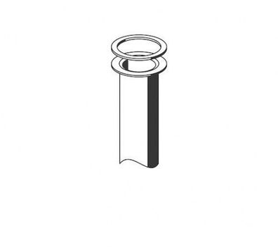 SCHELL Spülrohr für Urinal-Druckspüler Edition/ BASIC, 18x200, chrom 237680699
