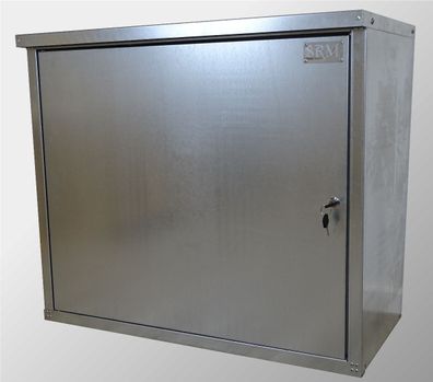 2x11kg Gasflaschenschrank vollverzinkt o. Rückwand für Camping Betrieb Werkstatt