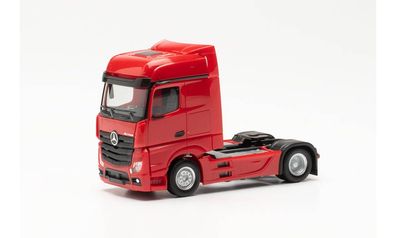 Herpa 1/87 309189-003 MB Actros BS 18 ZM, rot - NEU