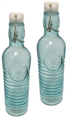 Glasflaschen 1732 mit Bügelverschluss 500ml - 2 Stück Flasche Wasserflasche