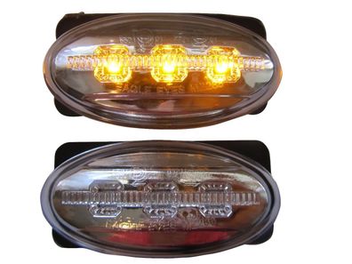 2 LED Seitenblinker Blinker Chrom für Mazda 2 DY/ DE ab Bj. 04/03