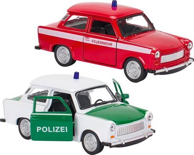 Trabant 601 Polizei, Feuerwehr aus Spritzguss
