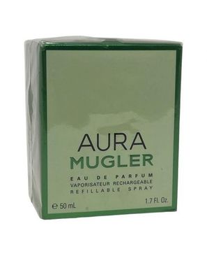 Mugler Aura 50 ml Eau de Parfum Spray Refillable Nachfüllbar NEU OVP