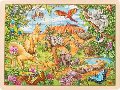 Einlegepuzzle Australische Tierwelt