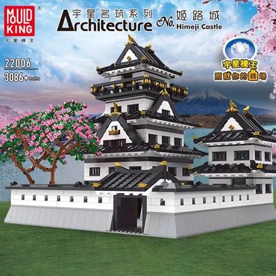 Mould King 22006 Modell das japanische Himeji Castle besterhaltene Burg Japans