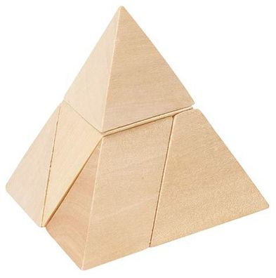 Puzzle, Dreiseitige Pyramide