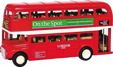 London Bus aus Spritzguss, L= 12 cm