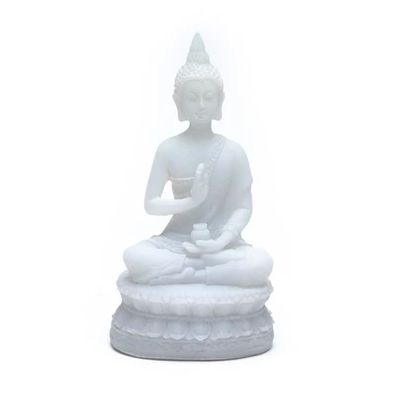 Buddha Statue mit Amrita Gefäß -- 16 cm