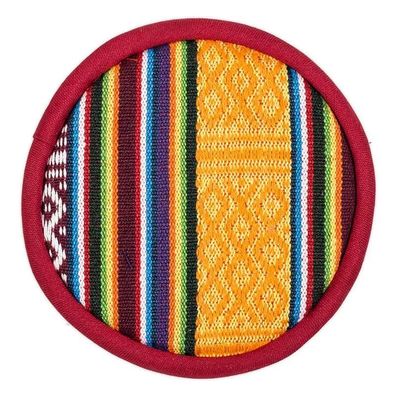 Klankschalenkissen flach - Tribal Design -- 10.5 cm