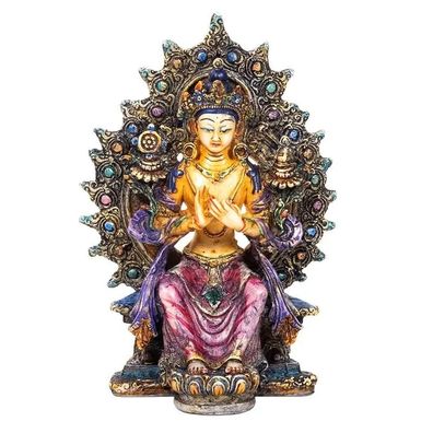 Maitreya Buddha bemalt