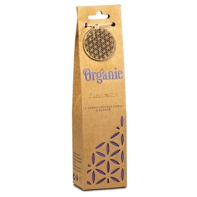 Organic Goodness Lavendel Weihrauchkegel Halter -- 72g