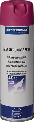 Markierungsspray leuchtpink 500 ml Spraydose PROMAT Chemicals