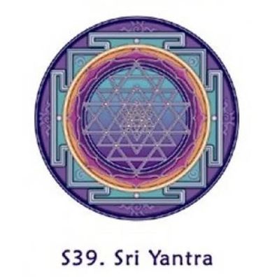 Fensterbilder Sri Yantra -- 10.5 cm