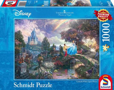 Disney, Cinderella - 1000 Teile Puzzle (Thomas Kinkade)