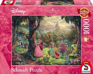 Disney, Dornröschen - 1000 Teile Puzzle (Thomas Kinkade)