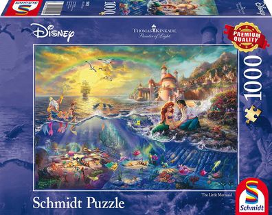 Disney, Arielle - 1000 Teile Puzzle (Thomas Kinkade)