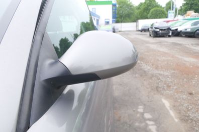 Seat Ibiza 6L elektrischer beheizter Spiegel Außenspiegel links grau LS7U