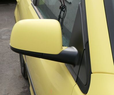 VW Polo 9N 9N3 elektrischer Spiegel Außenspiegel rechts vorne gelb LD1B