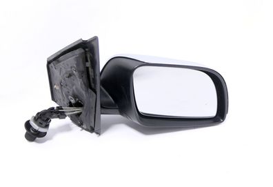 VW Polo 9N 9N3 manueller Spiegel Außenspiegel rechts vorne silber chrom Kappe