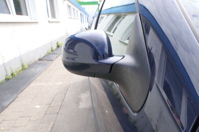 VW Golf 4 Bora elektrischer Spiegel vorne rechts Außenspiegel blau LA5G Glas