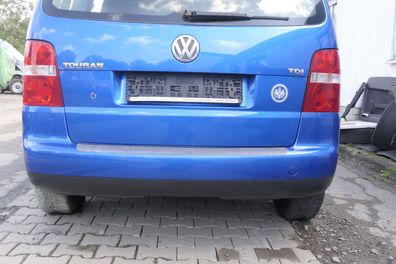 VW Touran 1T Stoßstange hinten Heckstoßstange Stoßfänger blau LA5X