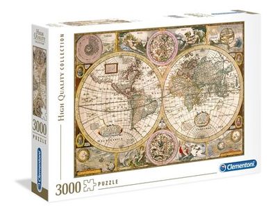High Quality Collection - 3000 Teile Puzzle - Alte Karte