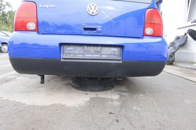 VW Lupo Stoßstange hinten Heckstoßstange Stoßfänger blau LW5Z