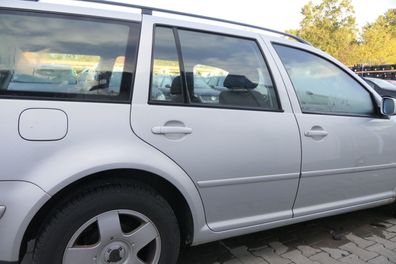 VW Golf 4 Bora Tür hinten rechts nur Kombi / Variant silber LB7Z -ohne Anbauteil