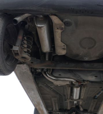 VW Lupo 6X Auspuff hinten Endschalldämpfer + Mittelschalldämpfer 1,0 1.4 AUD AUC