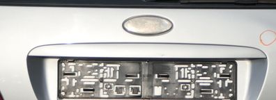 Ford Galaxy WGR Griffleiste Griff Heckklappe Heckklappengriff grau silber cosmic