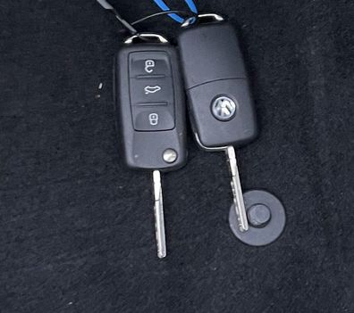 1x VW Tiguan Golf Zündschloß Schloß Zündung 1x Schlüssel - 1x 5K0837202AJ