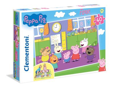 Clementoni 25458 - 40 Teile Bodenpuzzle - Peppa Pig