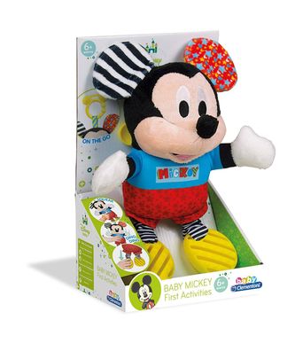 Disney Baby - Plüsch Mickey mit Beißring - Erste Aktivitäten