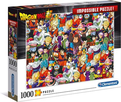 Clementoni 39489 - Dragon Ball - 1000 Teile Puzzle - Impossible Puzzle