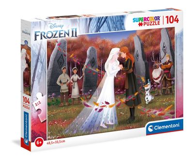 Clementoni 25719 - 104 Teile Puzzle - Frozen 2/ Die Eiskönigin 2