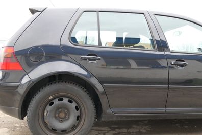 VW Golf 4 Limousine Tür hinten rechts schwarz LC9Z (KEINkombi)