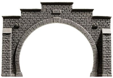 NOCH 58052 Tunnel-Portal 2-gleisig, 21 x 14 cm